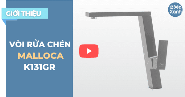 BepXANH.com | Giới Thiệu Vòi Rửa Chén Malloca K131GR – Sơn giả đá tuyệt đẹp