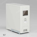 Thùng gạo âm tủ ray giảm chấn